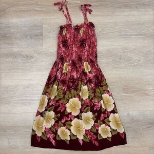 Hibiscus Collection Hawaii Dress Authentic Floral Vacation Coconut Girl Beach